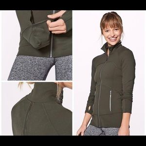 Lululemon Contour Jacket- Olive Green